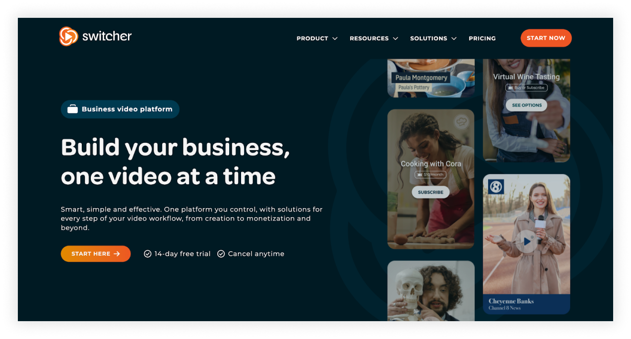 Switcher: The best online video platform for small businesses