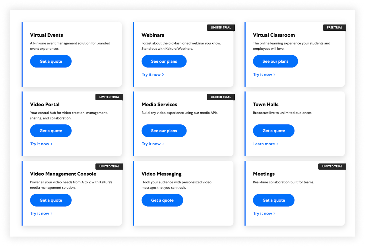 Katura offers many pricing options