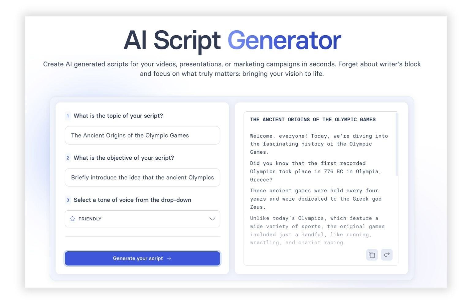 AI Script