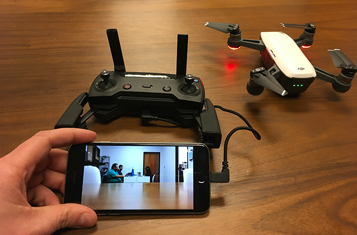 drone with camera that connects to phone