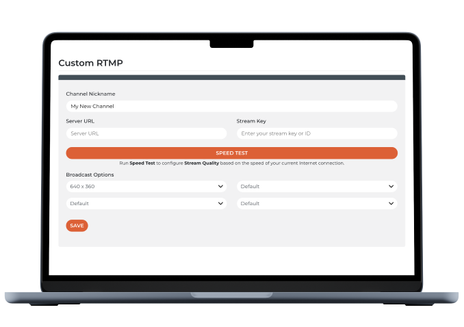 RTMP Setup- Zoom dashboard