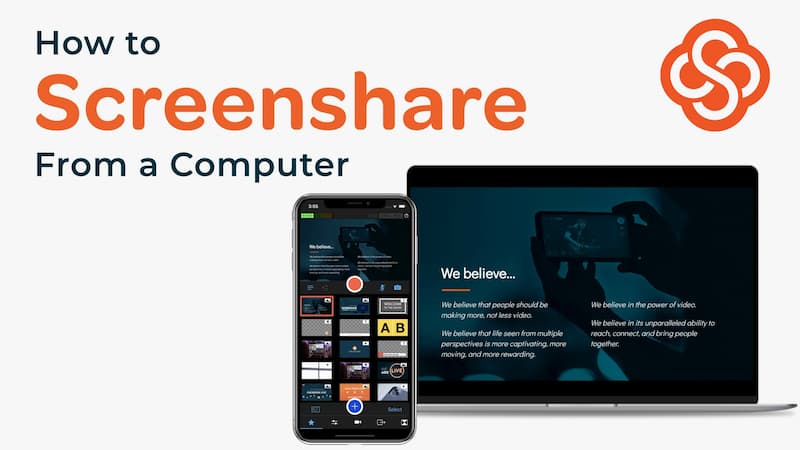 How To Screenshare from a Computer